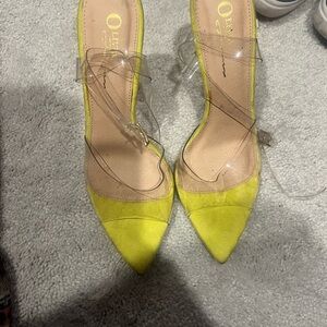 Elegant Yellow Women's Shoes